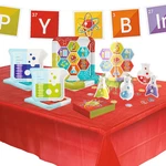 Fun Express Science Party Disposable Tableware Kit, 85 Piece New. Price: $39.56.