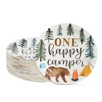 Blue Panda 80 Pack Camping Party Plates For One Happy Camper Birthday Decorat... New. Price: $27.94.