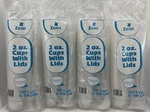 4 - Zeml Portion Cups With Lids (2 Ounces, 100 Pack) Disposable Plastic New. Price: $34.99.