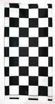 Ceg Plastic Table Cover, Black & White Check, 29"X72" - Elastic Corners (37497) New. Price: $17.00.