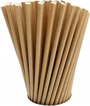 Gdminlo 100 Kraft Paper Straws Count (pack Of 1), Brown New. Price: $7.82.