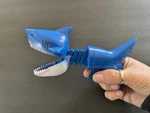 Amscan Plastic Shark Hand Held With Lunging Action Jaws Clenching Toy 2023 Euc Used. Price: $7.95.