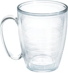 Tervis Clear & Colorful Tabletop Made In Usa Double Walled 16 Ounces, New. Price: $19.99.