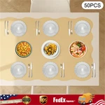 50 Pcs Silver Charger Plates Bulk Round Dinner Party Wedding Decor New. Price: $92.00.