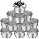 Geiserailie 10 Pieces Individual Flan Molds Egg Tart Pudding Cups Mini Cho New. Price: $26.45.