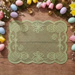 Green Eggs Easter Placemats Set Of 4, 12X18 Inch Table For Wedding An New. Price: $15.99.