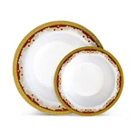 Laura Stein Designer Dinnerware Set 32 Disposable Plastic Party Bowls Whi... New. Price: $38.67.