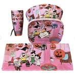 Snoopy / Peanuts Great Pumpkin Pink Party Scene Bowl Platter Cups Plates - Pick New. Price: $34.99.