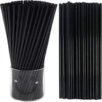 500PCS 10.3 Inches Plastic Straws Disposable Drinking (black) New. Price: $21.02.