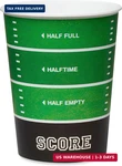 American Greetings Football Party Supplies, 16 Oz Reusable Plastic Cups (8-COUNT New. Price: $9.00.