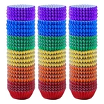 Elcoho 600 Pieces 1.25 Inch Mini Foil Metallic Cupcake Liners Muffin Paper Ca... New. Price: $20.81.