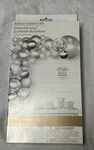 Amscan Balloon Garland Kit 76PCS Silver White Latex Foil Party Decoration New. Price: $20.00.