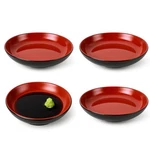 Japanbargain 2378, Soy Sauce Dishes Dipping Bowls 3.25"-RED/BLACK, Multicolor New. Price: $15.99.