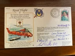 6 George Cross Holders Signed Unique Royal Visit Raf Cover. RV25A Queen Mother Used. Price: $40.29.
