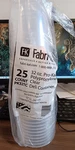 (25 Cups) 32 Oz. Plastic Clear Deli/drink Tumbler Usa Made/taverns/crafts New. Price: $19.95.