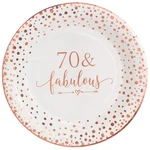Fabulous Disposable Plates For Women 70TH Birthday Decorations Rose Gold D... New. Price: $28.59.