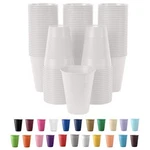 12 Oz White Plastic Cups For Party 50 Pack Disposable New. Price: $27.85.