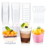 Alexpre 340 Packs 4/5 Plastic Dessert Cups With Lids And 4OZ 5OZ, STYLE4 New. Price: $50.99.