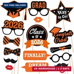 Katchon, Graduation Photo Booth Props - Pack Of 21 For Orange New. Price: $23.26.