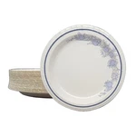 Dhg Professional 42-PACK Blue Floral Paper Plates, 10" Luxury Disposable New. Price: $22.99.