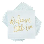 50 Count Pastel Blue Party Napkins Disposable Beverage Dessert Cocktail New. Price: $14.72.