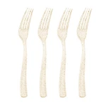Goodluck 150 Pack Gold Glitter Plastic Forks, Heavy Duty Disposable, Pl... New. Price: $31.67.