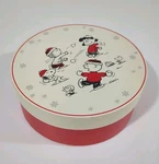 Hallmark Peanuts Dessert Plates Set Of 4 Christmas Winter Fun Box Used. Price: $21.00.