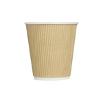 Karat 10OZ Ripple Coffee Cup 500 Count Disposable Paper Hot New. Price: $89.99.