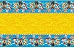 Unique Paw Patrol Party Rectangular Plastic Table Cover - 54" X 84" (1 Pc) New. Price: $10.39.
