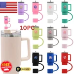 Myomi 10PC Stanley Straw Caps Covers Silicone Protector Topper (mini Cup) New. Price: $8.00.