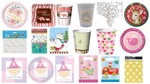 Party Tableware Paper Plates Cups Napkins Favour Bag Birthday Baby Shower Picnic New. Price: $12.25.