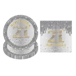 Birthday Party Supplies Napkins And Plates SET,21ST Napk... New. Price: $21.30.