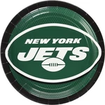 New York Jets Nfl Pro Football Sports Party 9" Paper Dinner Plates. Price: $10.99.