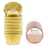 Gifbera Gold Foil Jumbo Cupcake Liners Metallic Muffin Large, New. Price: $14.88.