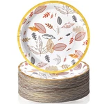 100 Pcs Thanksgiving Fall Leaves Paper Plates Disposable 7 Inch Autumn Desser... New. Price: $35.77.