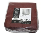 Amscan Chocolate Brown Beverage Napkins 50 Ct 2-PLY 9 7/8 X In. New. Price: $8.23.