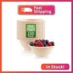 Zorrita 150 Pack 8 Oz Compostable Paper Bowls Small Disposable Soup Natura New. Price: $21.05.