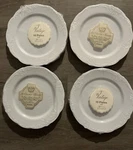 Silver Spoons Vintage Design Disposable Salad Plates For Party 10 Pc Heavy Du... New. Price: $24.99.
