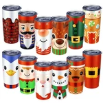 12 Pcs Christmas Tumblers Gifts 20OZ Travel Cup Holiday Sta... New. Price: $53.26.
