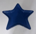 Fiestaware Lapis Star Plate Blue Snack Appetizer Cookie Used. Price: $22.00.