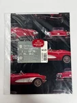 Corvette Wrapping Paper Red & White Black Background Carlton New. Price: $5.79.