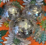 3 New Disco Ball Drinking Cups With Lid And Straw Fun Party Wear Plastic. Price: $8.00.