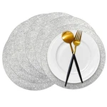 50 Pieces Silver Glitter Paper Place Sparkle Round Disposable Table Mats... New. Price: $29.02.