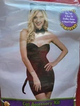 Women's Costume Cat Accessory Kit Rubies New. Price: $7.00.