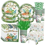 Apowbls Dinosaur Birthday Party Supplies - Baby Shower Decorations New. Price: $30.99.