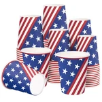 50 Pcs 4TH July Paper - 9 Oz Disposable Cups, Coffee Hot/cold Beve New. Price: $22.99.
