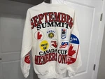 1991 Canada Cup Hockey Sweatshirt Xxl September Summit Members Only Team Issued Used. Price: $250.00.