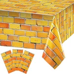 Tiamon 3 Pcs Yellow Brick Tablecloths Wizard 108" X 54" (rectangular), New. Price: $11.75.