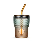 Bluepolar 13OZ Tumbler Water Glass W/ Straw & Lid - Hot/cold Coffee Tea New. Price: $27.49.