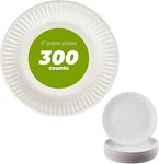 Concession Essentials Paper Plate, 9" White Uncoated 300CT New. Price: $28.04.